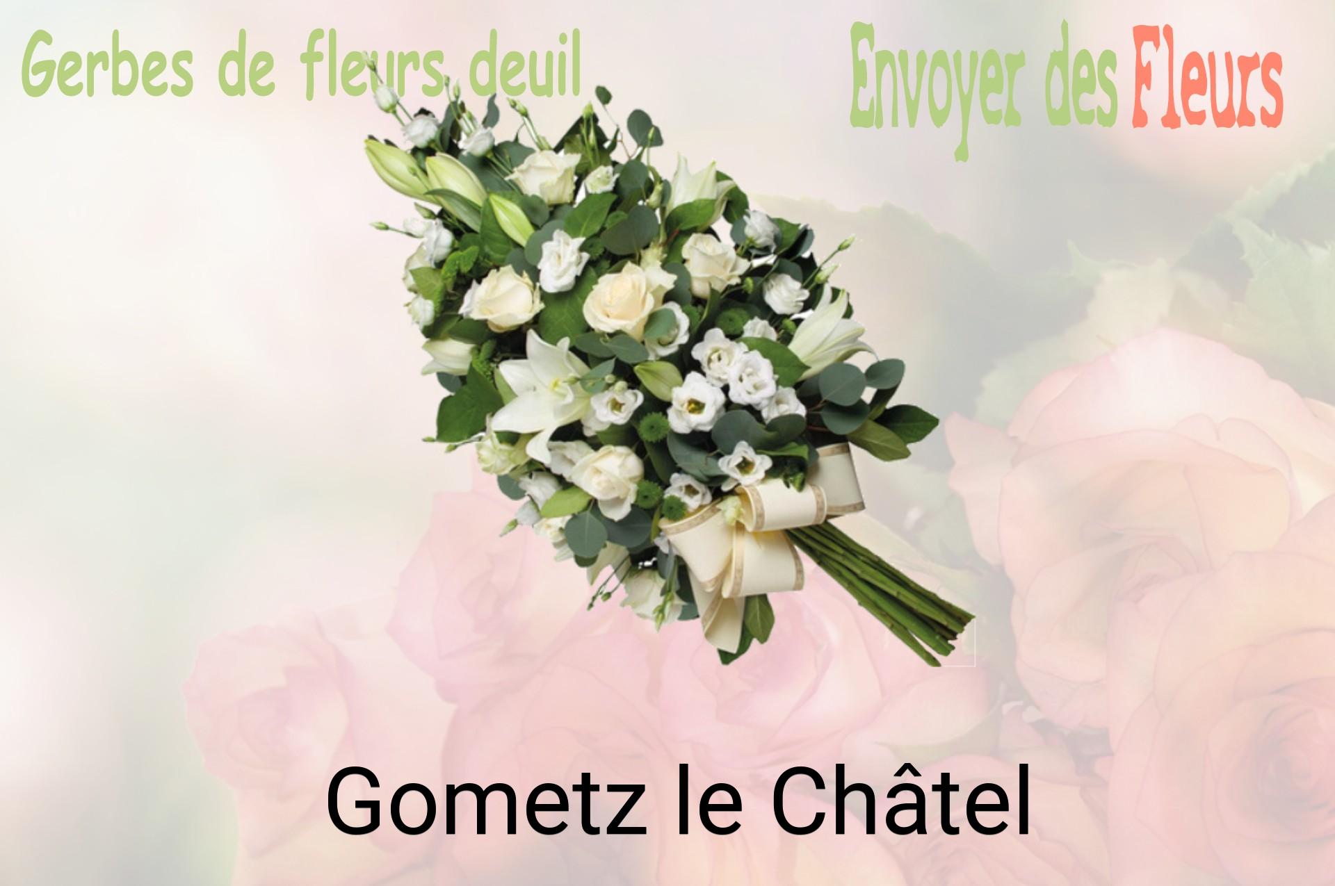 Gerbe de fleurs de deuil livrée à Gometz-le-Châtel